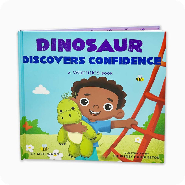 Dinosaur Discovers Confidence Book - Warmies USA