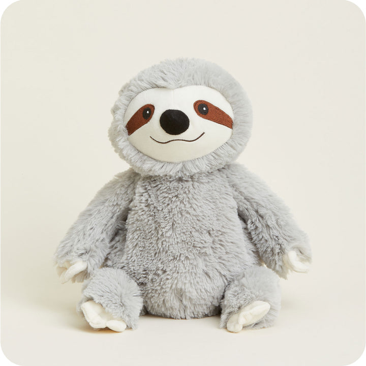 Microwavable Gray Sloth Stuffed Animal Warmies