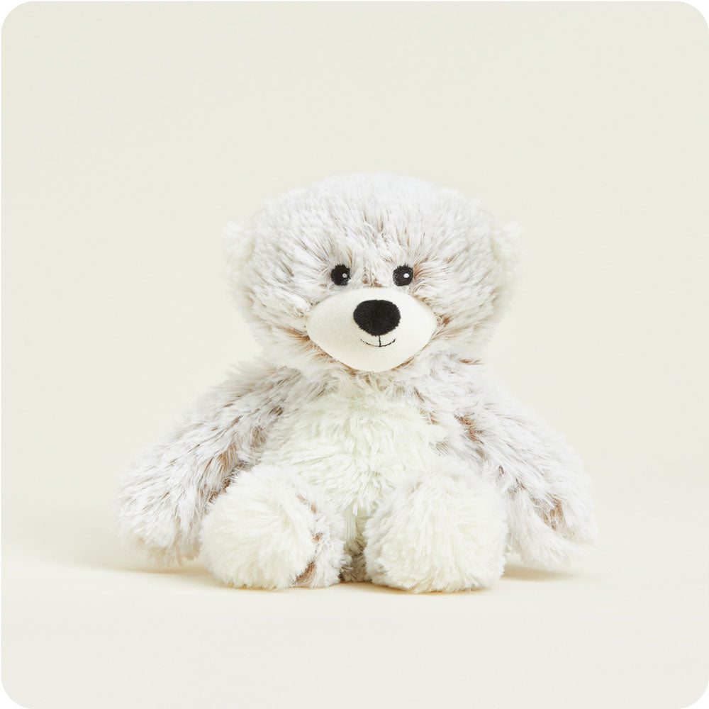 Microwavable Marshmallow Bear Stuffed Animal Warmies Junior
