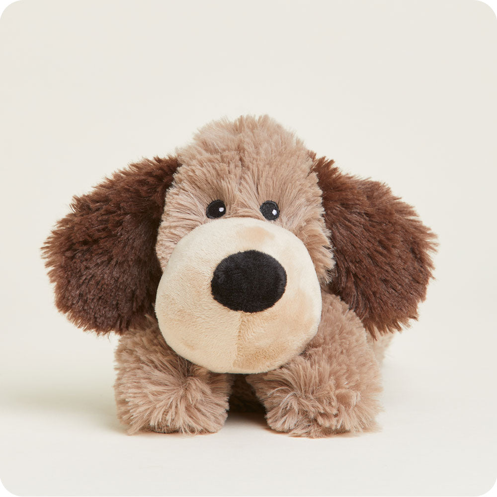 Microwavable Brown Dog Stuffed Animal Warmies Junior