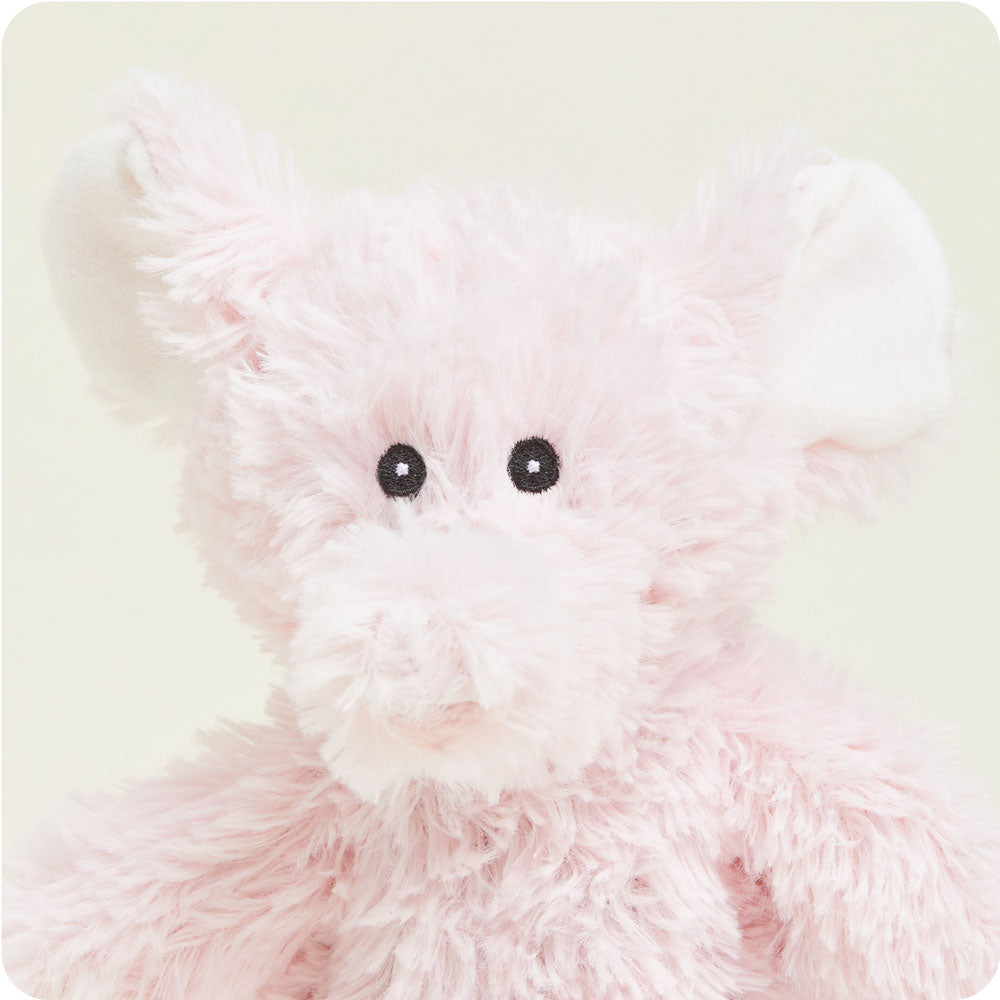 Pink Elephant Stuffed Animal Warmies Junior