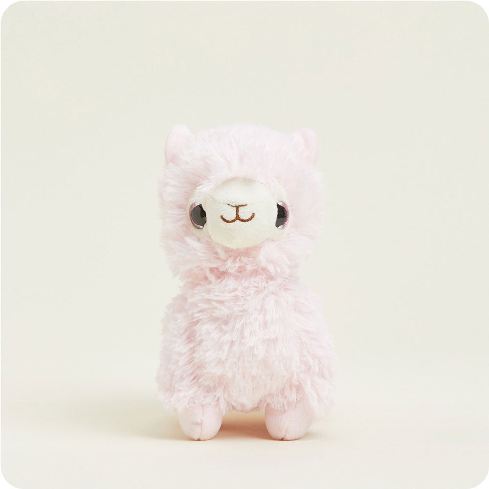 Microwavable Pink Llama Stuffed Animal Warmies Junior