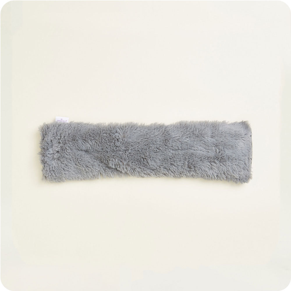 Gray Warmies Neck Wrap: Microwavable comfort for stylish warmth.